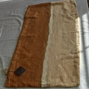 Elegant Brown and Tan Pillow Cover